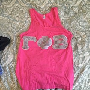 Double stitch Gamma Phi Beta tank
